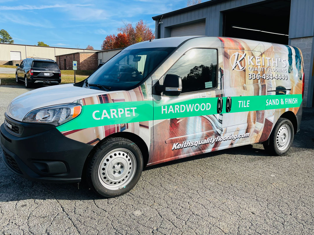 Commercial van, full wrap