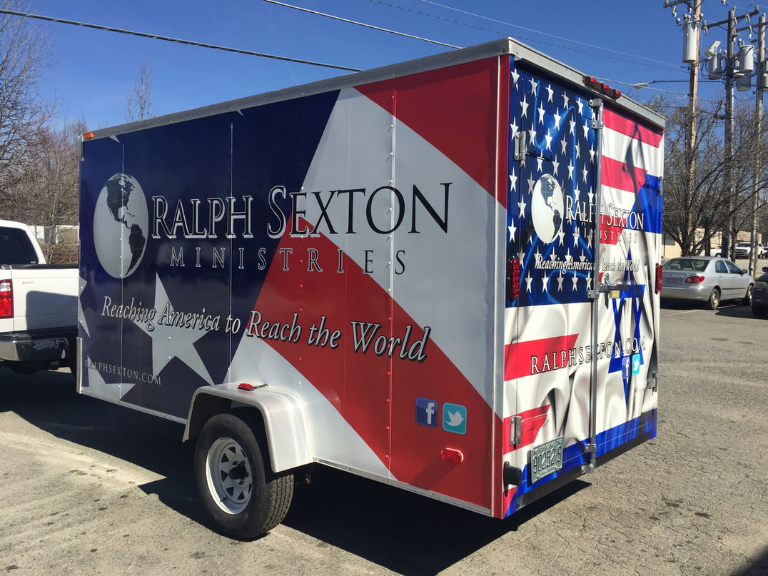 Wrapped cargo trailer