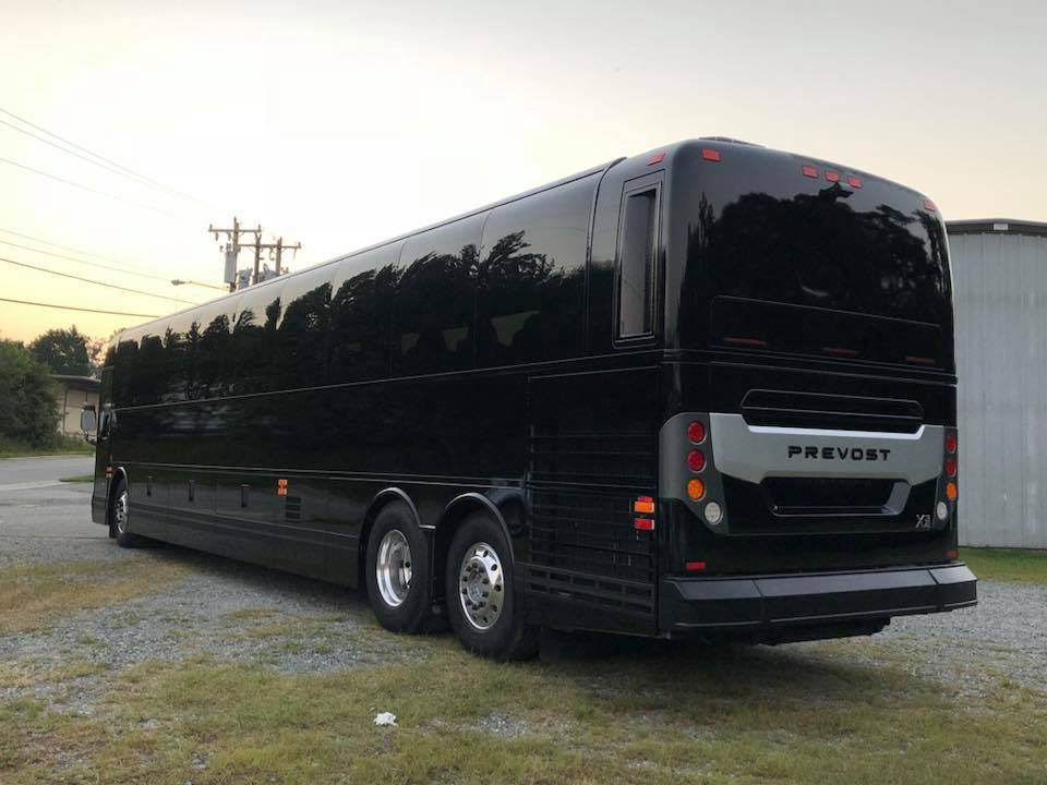 All-black motorcoach