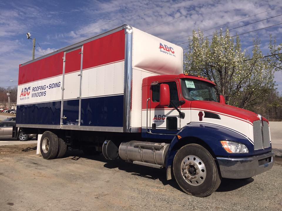 Box truck fleet wrap
